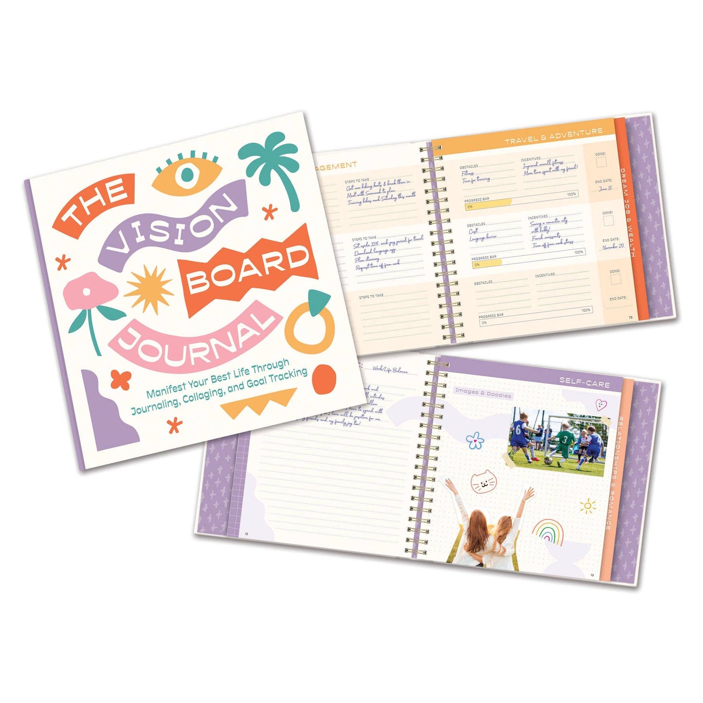 The Vision Board Guided Journal - Notebooks & JournalsStudio Oh!GJ011Misiyo Candle Co