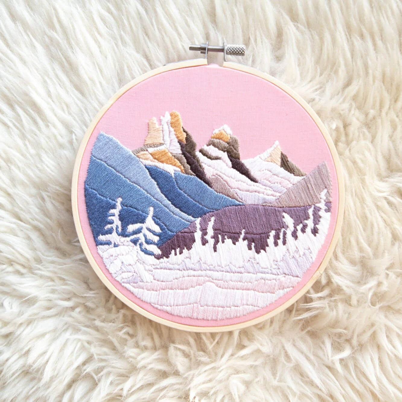 Three Sisters In Winter Embroidery Kit - Embroidery KitsAngiels ArtMisiyo Candle Co
