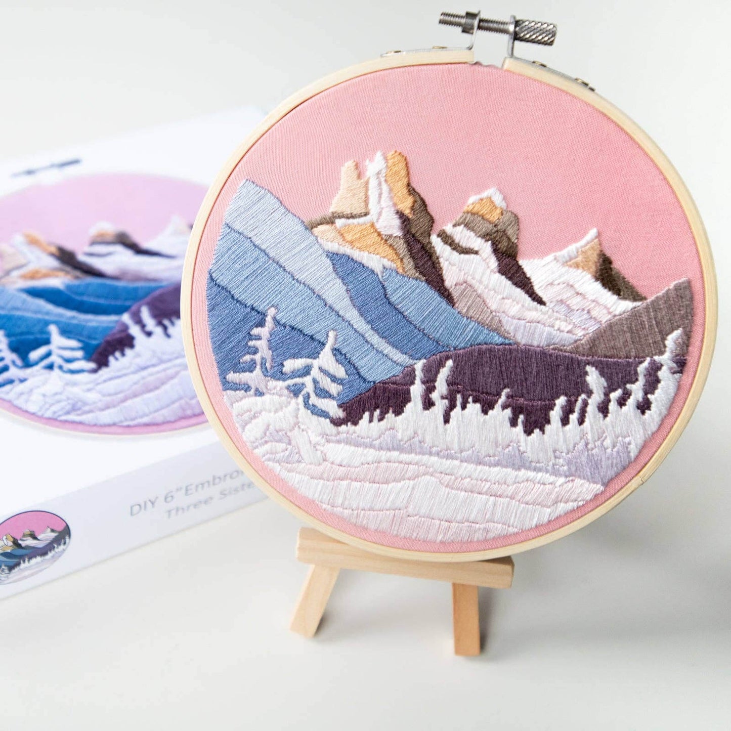 Three Sisters In Winter Embroidery Kit - Embroidery KitsAngiels ArtMisiyo Candle Co