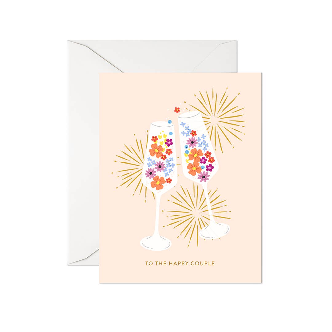 To the Happy Couple | Greeting Card - Greeting & Note CardsLinden Paper Co.CG019Misiyo Candle Co