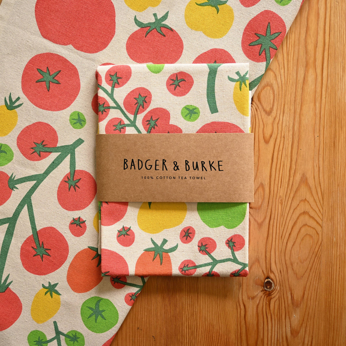 Tomato Tea Towel - Tea TowelsBadger & BurkeTEA26Misiyo Candle Co