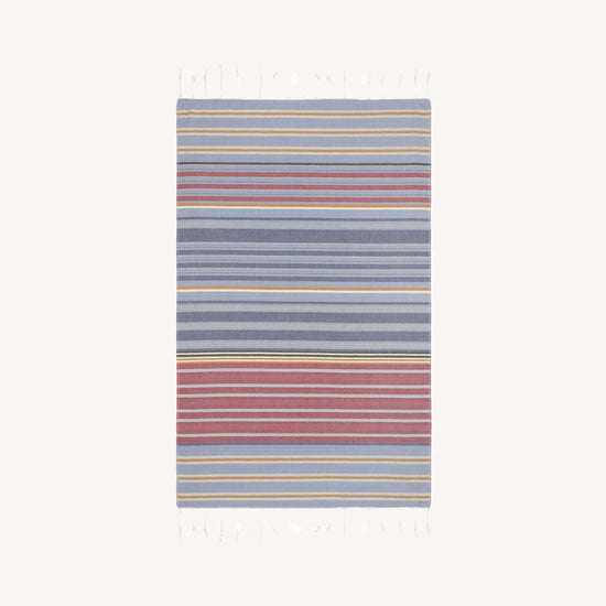 Patio Stripe Turkish Cotton Lightweight Beach Towel