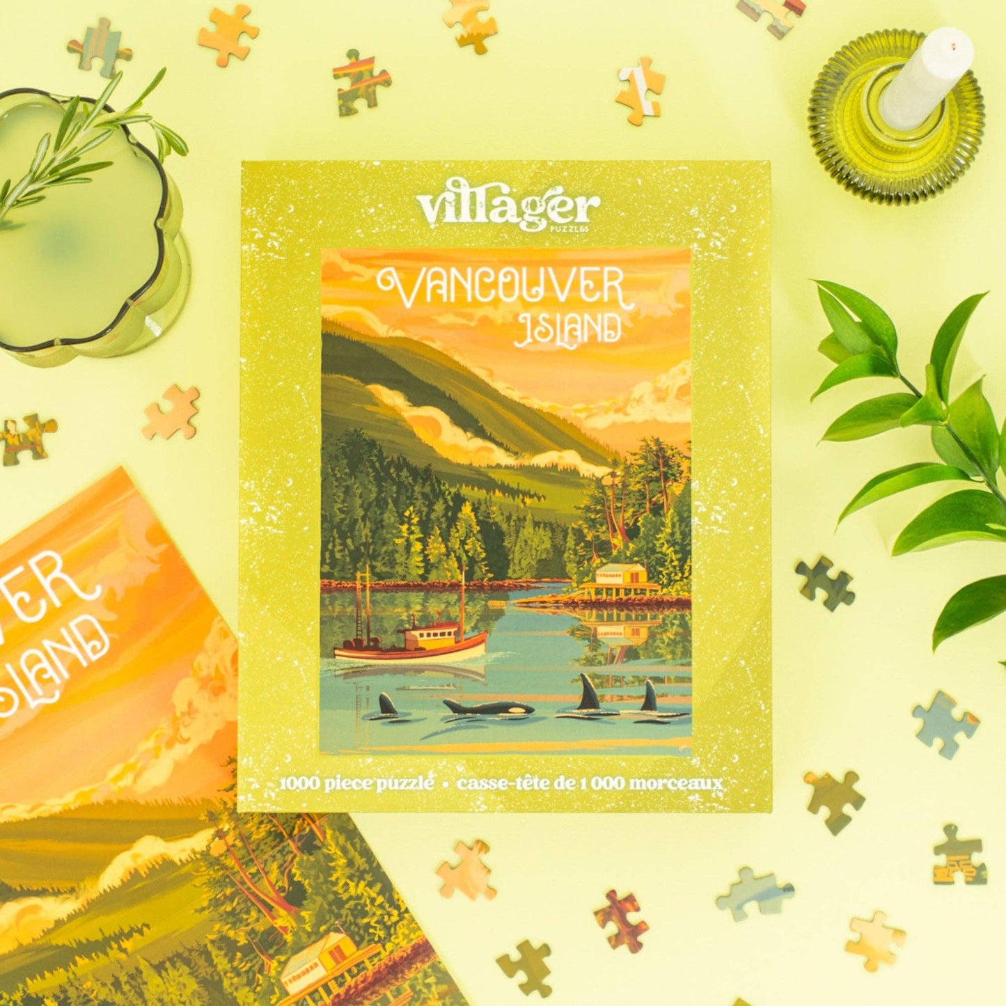 Vancouver Island | 1000-Piece Puzzle | Designed in Canada - PuzzlesVillager PuzzlesVPVISL01Misiyo Candle Co