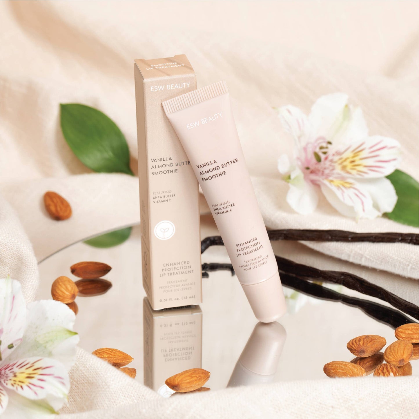 Vanilla Almond Butter Smoothie Lip Treatment - Lip Balms & TreatmentsESW BeautyE0162Misiyo Candle Co