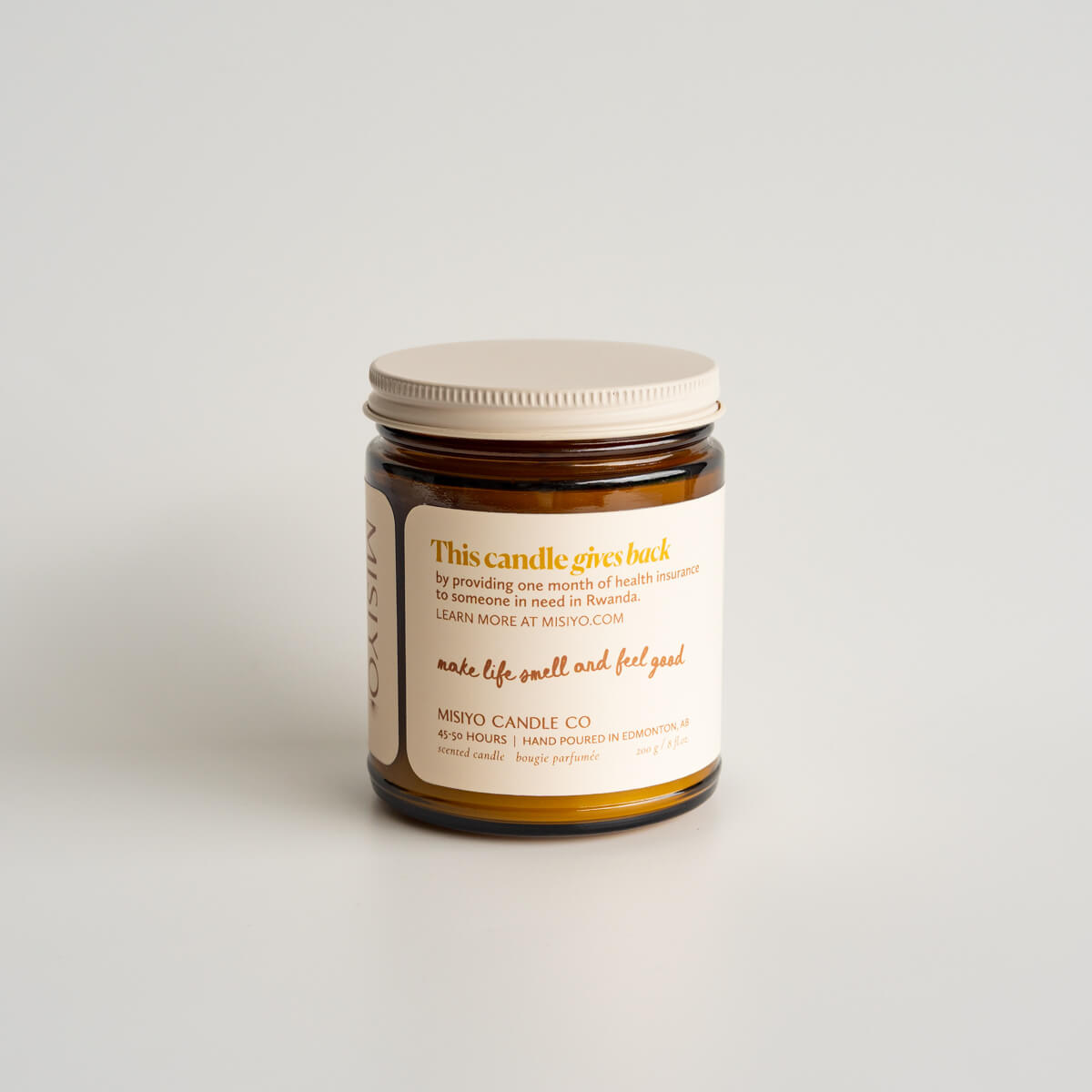 Vanilla Soleil + Ginger Candle | Canadian Beeswax + Clean