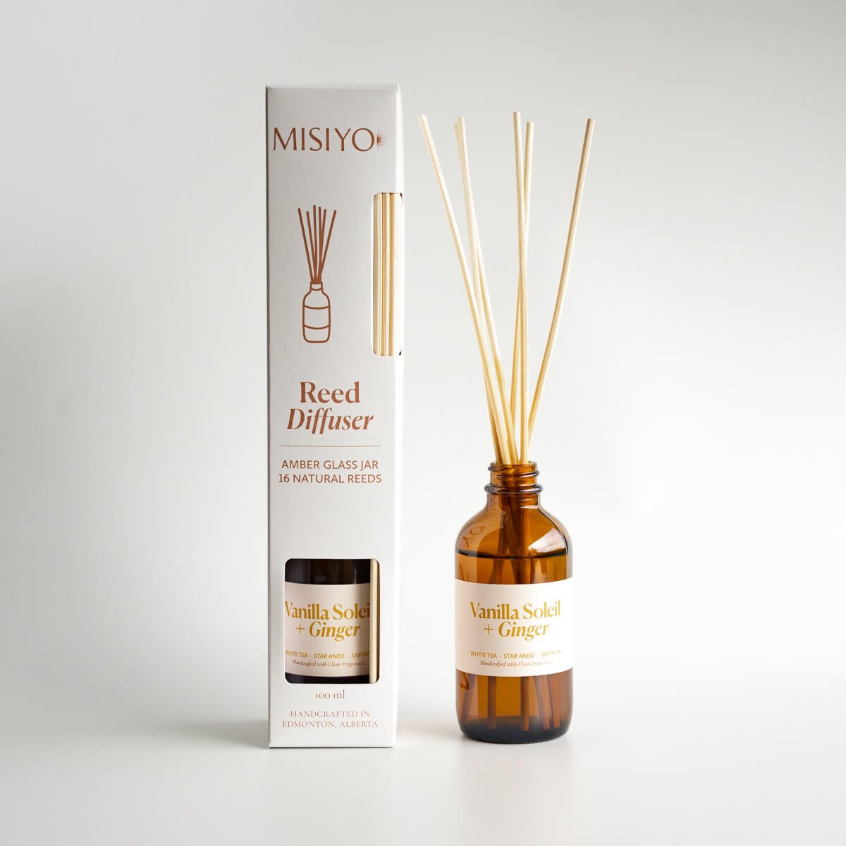 Vanilla Soleil + Ginger Reed Diffuser - Reed DiffusersMisiyo Candle CoRDF-VSGMisiyo Candle Co