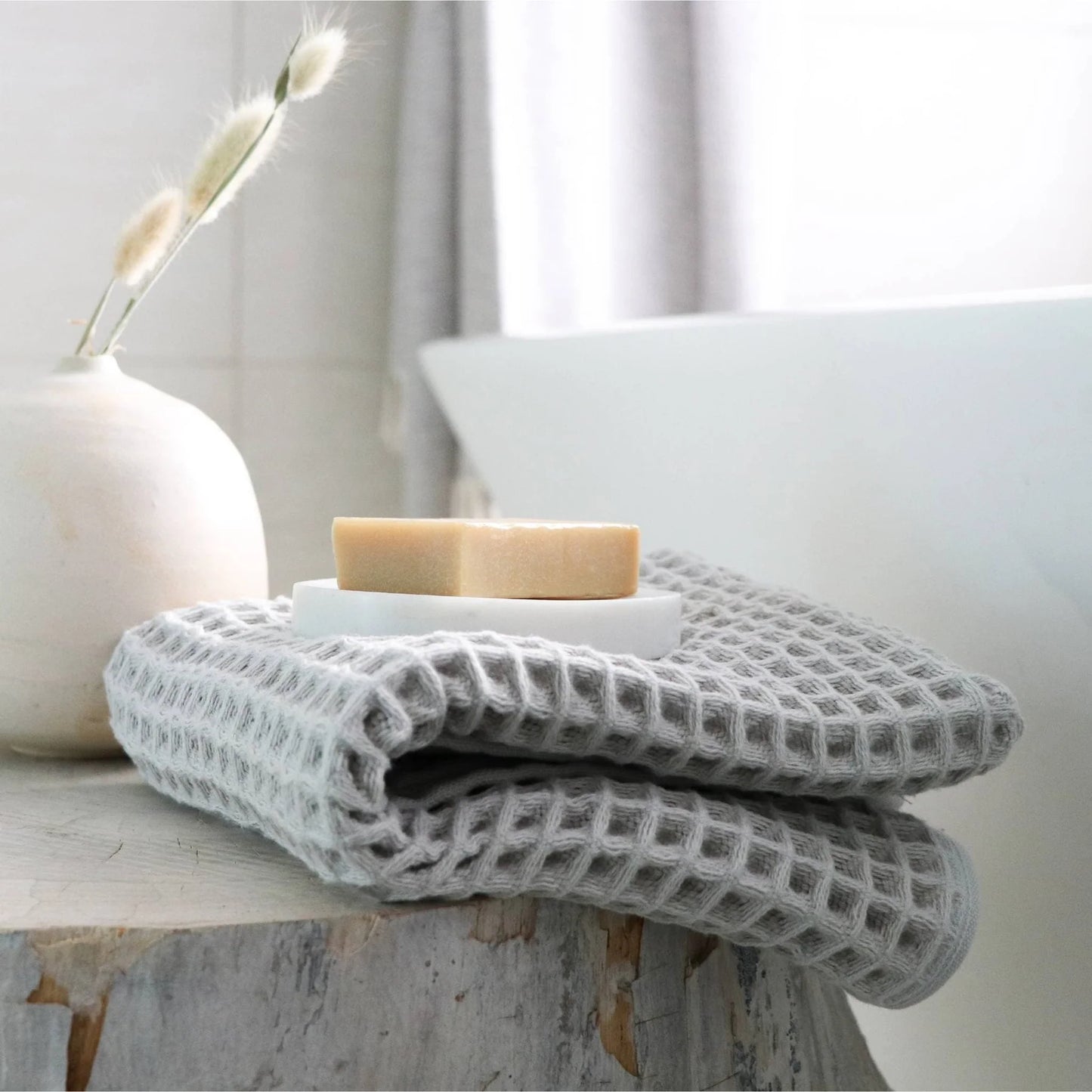 Thick Waffle Bath Towel