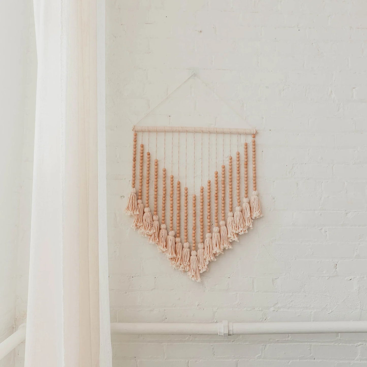 Beaded Macrame Wall Hanging