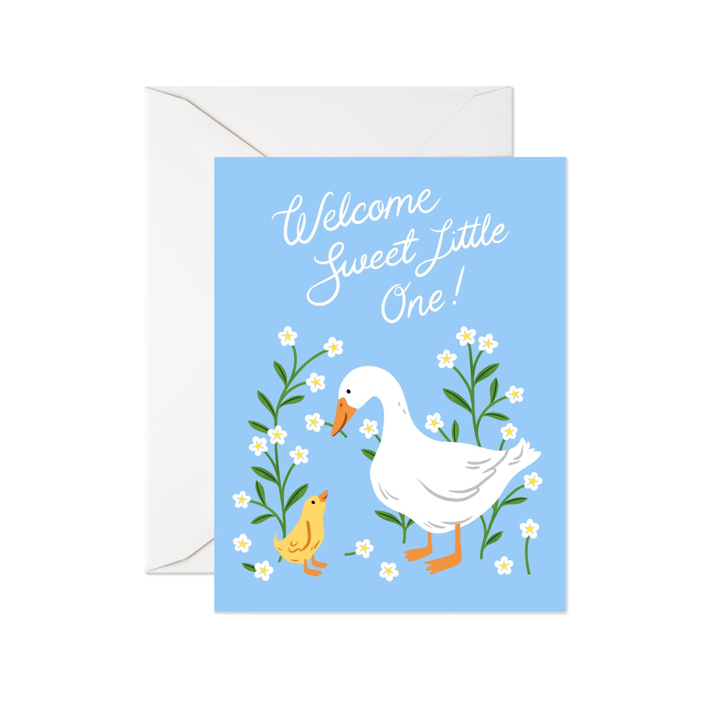 Welcome Sweet Little One | Greeting Card - Greeting & Note CardsLinden Paper Co.BB012Misiyo Candle Co