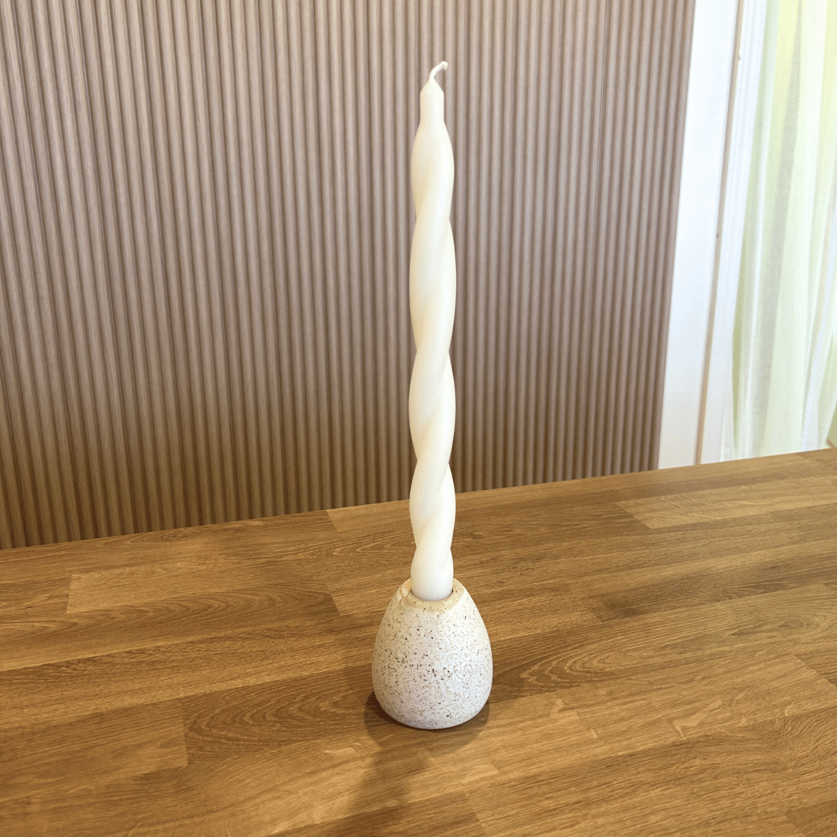 White Candle Holder | handcrafted ceramics - Candle HoldersLA PurkisMisiyo Candle Co