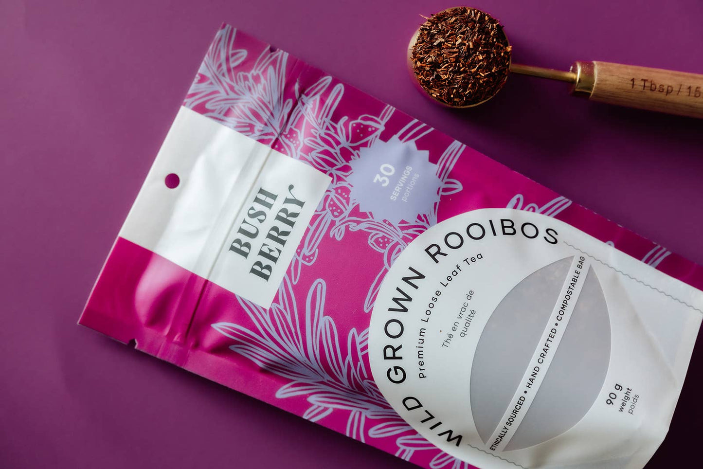 Wild Grown Rooibos Tea | organic + loose leaf - TeaBush BerryT-WGR-WSSMisiyo Candle Co