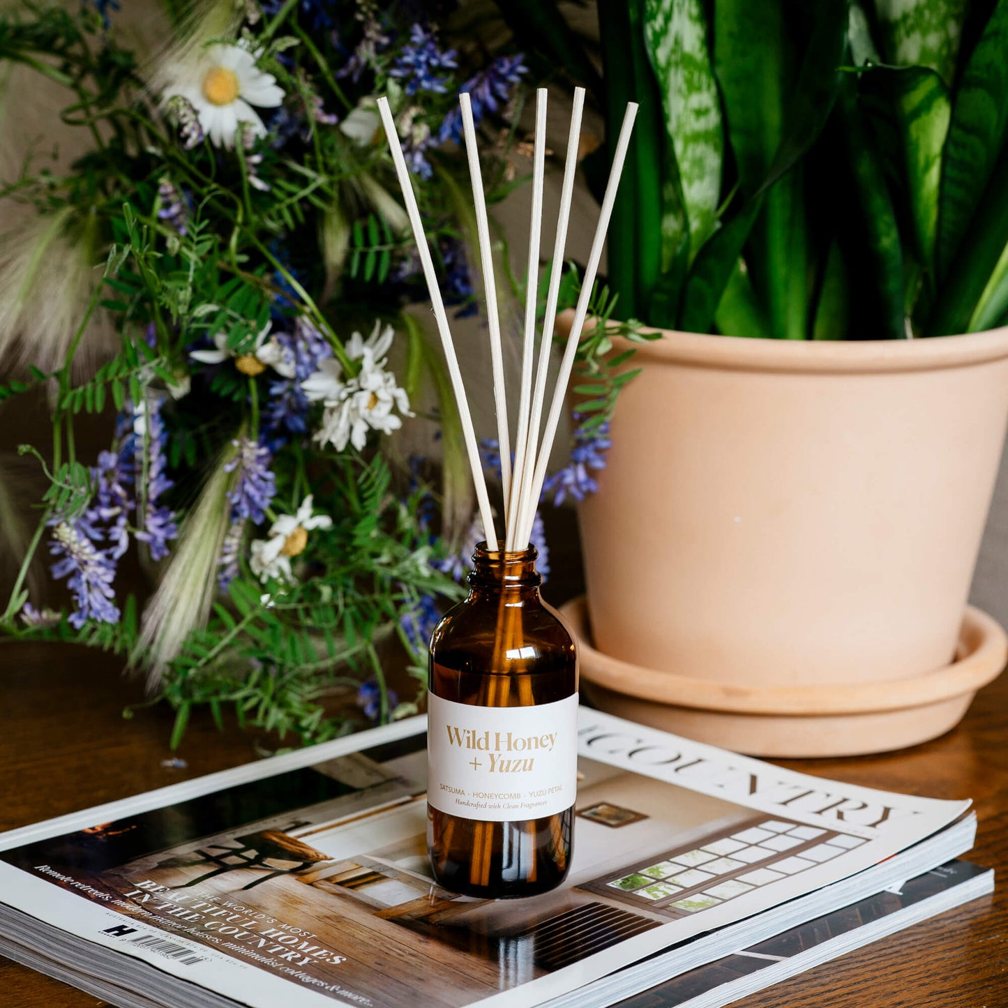 Wild Honey + Yuzu Reed Diffuser - Reed DiffusersMisiyo Candle CoRDF-WHYMisiyo Candle Co