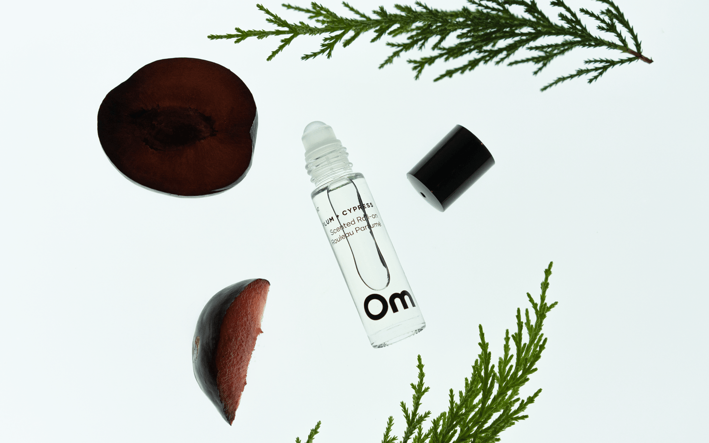 Wild Plum + Cypress Roll-On Perfume Oil - Deodorant & PerfumeOm Organics SkincareEOROLLPLUMisiyo Candle Co