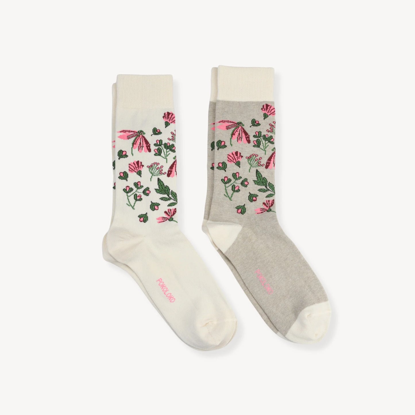 Wildflower Pima Cotton Socks | Pack of 2