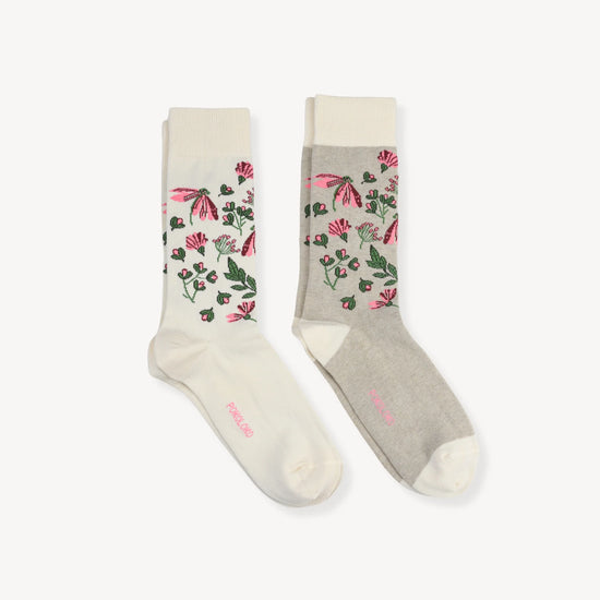 Wildflower Pima Cotton Socks | Pack of 2