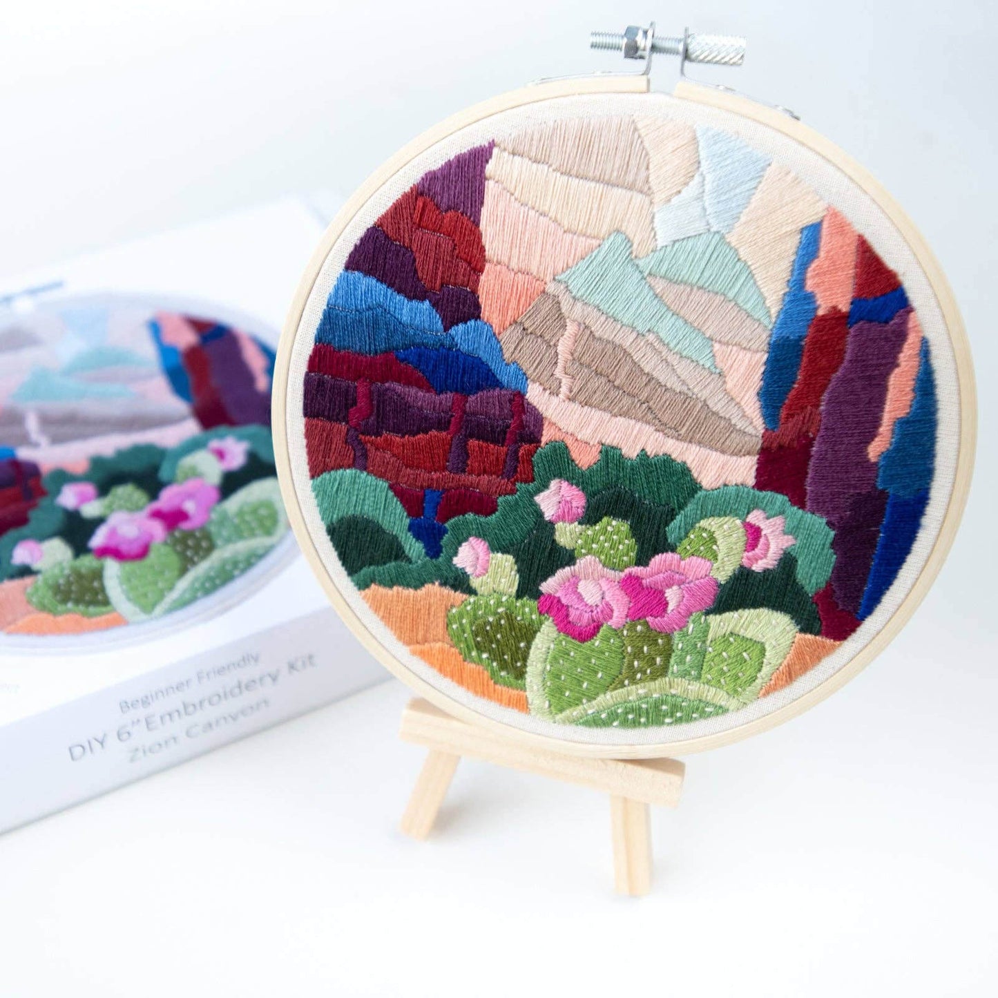Zion Canyon Embroidery Kit - Embroidery KitsAngiels ArtMisiyo Candle Co